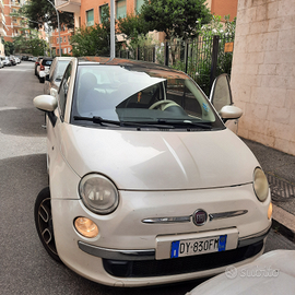 Fiat 500 perlato beige