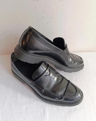Hogan Penny Loafer-mocassini in pelle vintage 42