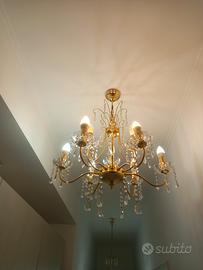 lampadario vintage anni 80