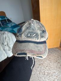 Cappello Diesel in jeans