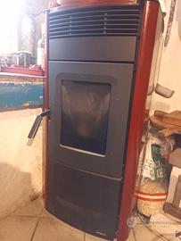 Stufa a Pellet Marocchi rossa