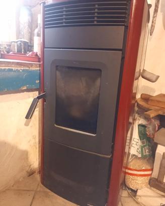 Stufa a Pellet Marocchi rossa