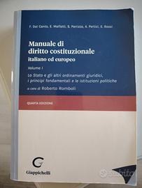 manuale diritto coistituzionale italiano e europeo
