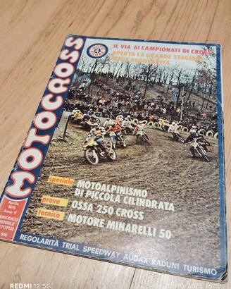 rivista motocross aprile 75