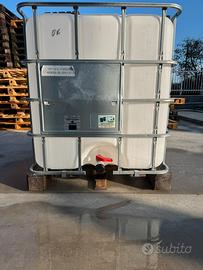 Cisterna IBC 1000 litri raccolta acqua piovana