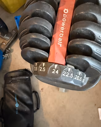 Bilanciere 24kg con piedistallo