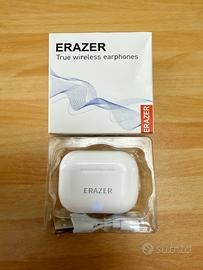 Auricolari true wireless ERAZER bianchi nuovi