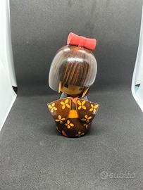 Kokeshi Vintage Artigiano Yamagishi Masayoshi 13cm