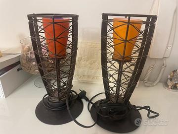 Coppia di lumicini per camera da letto