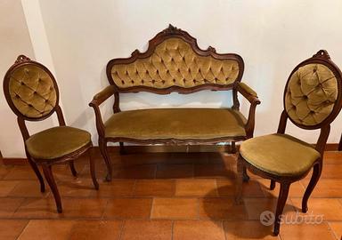Salotto/ divanetti antichi del 1950