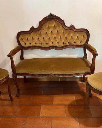 Salotto/ divanetti antichi del 1950