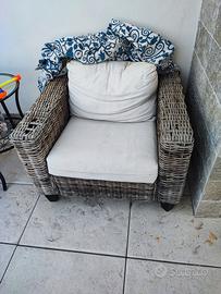 poltrone rattan da es