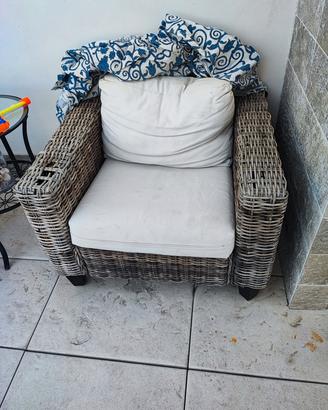 poltrone rattan da es