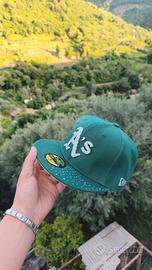 Custom Cappello Verde New era Nuovo 7 1/4 57.7 cm 