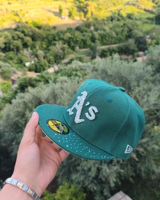 Custom Cappello Verde New era Nuovo 7 1/4 57.7 cm 