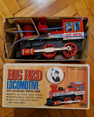 Locomotiva giocattolo latta SKK made in japan