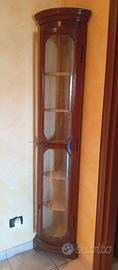 Vetrinetta angolare legno