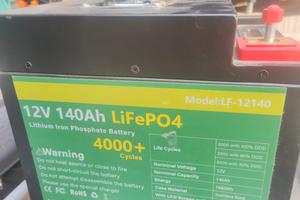 Batteria litio lifePo 4 . 12,8 V.
