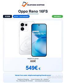 Oppo Reno 16FS 8/512GB Nuovo