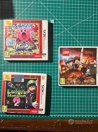 Lotto 3 Giochi Nintendo 3DS