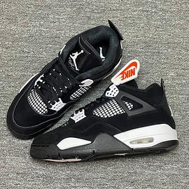 Jordan 4 Retro nero bianco EU 38 e 1/3