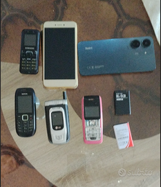 Stock 6 Cellulari Vecchi
