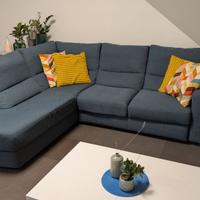 🛋️ Divano letto angolare con penisola contenitore