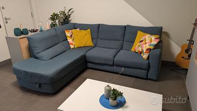 🛋️ Divano letto angolare con penisola contenitore