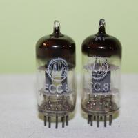 Coppia ECC81 VALVO N.O.S. Foil D-getter