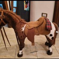 Cavallo da cowboy cavalcabile