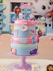 Torta scenografica Gabby dollhouse Basic 126