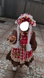 Vestito carnevale Bambola Dolly 2 a.
