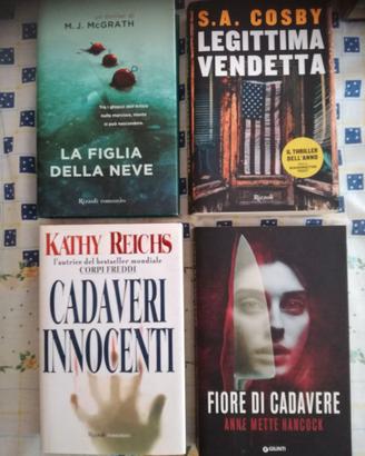 4 AVVINCENTI THRILLER X APPASSIONATI del GENERE