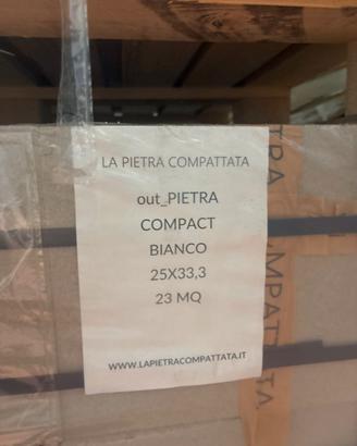 Pavimento Esterno "La Pietra Compattata" bianco