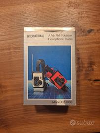 International  Foldable Headphone Radio AM/FM