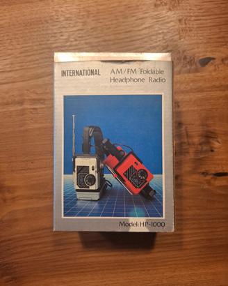 International  Foldable Headphone Radio AM/FM