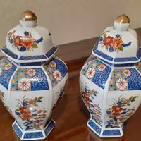 2 Vasi Giapponesi in porcellana