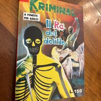 Fumetto Kriminal ristampa n.1 mai letto