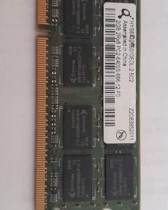 RAM Qimonda 2GB DDR2 800MHz PC2-6400 HP