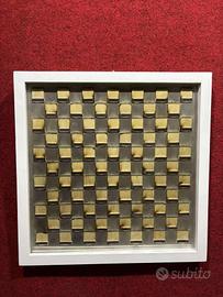 Bernard Aubertin Dessin de feu 1973 60x60