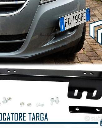 Portatarga Anteriore per SUZUKI Rilocatore Nero