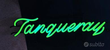 Lampada Gin Tanqueray luminosa