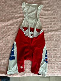 Pantaloncini ciclismo rossi