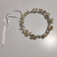 Coroncina fiori prima comunione 