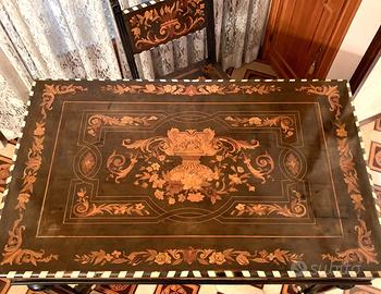 SPLENDIDA SCRIVANIA ANTICA OLANDESE INIZIO '800