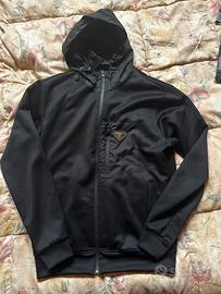 felpa prada nera con zip