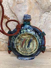 Fiasca da vino in ceramica