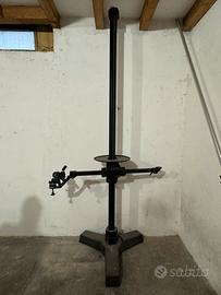 Colonna fotografica FOBA 3,2m + testa Manfrotto