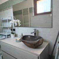 Bagno sospeso completo grigio