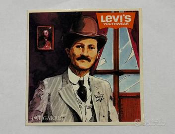 ADESIVO VINTAGE LEVI'S LEVIS PAT GARRET ANNI 80 OR